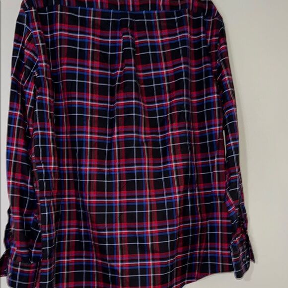 Jos. A. Bank Red and Blue Casual Button Down Shirt - Picture 8 of 10